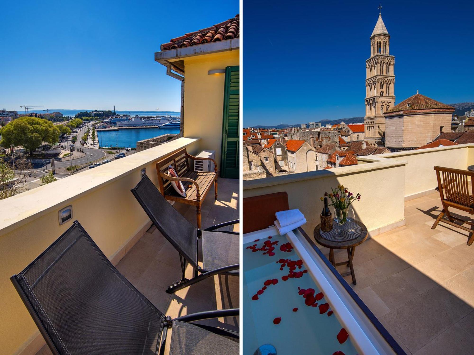 Апартаменты Terazza Grande In Diocletian Tower Сплит Экстерьер фото